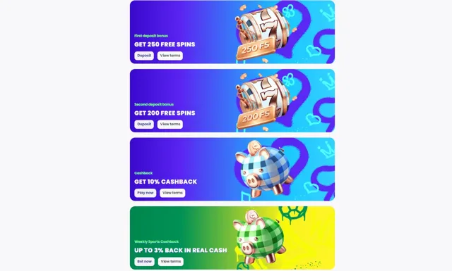 Second deposit bonus at Queen Win Casino